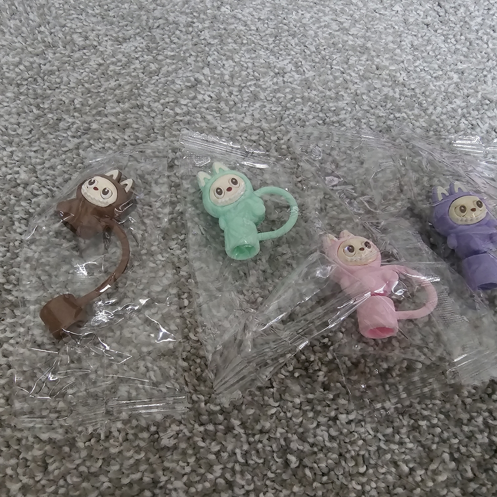 Labubu Straw Toppers